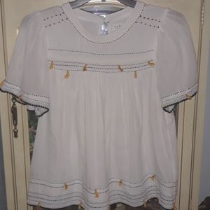 Velvet by Graham and Spencer Cotton Blouse